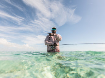 Bonefish are there - Fly Fishing in the Bahamas